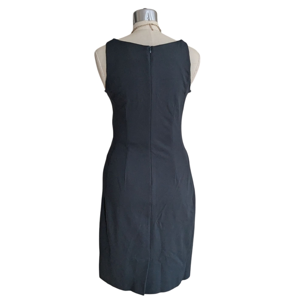 M.M. Lafleur Grey Sheath Dress Size 12 pre owned - Picture 2 of 7